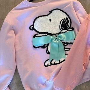 Snoopy crew neck sweatshirt